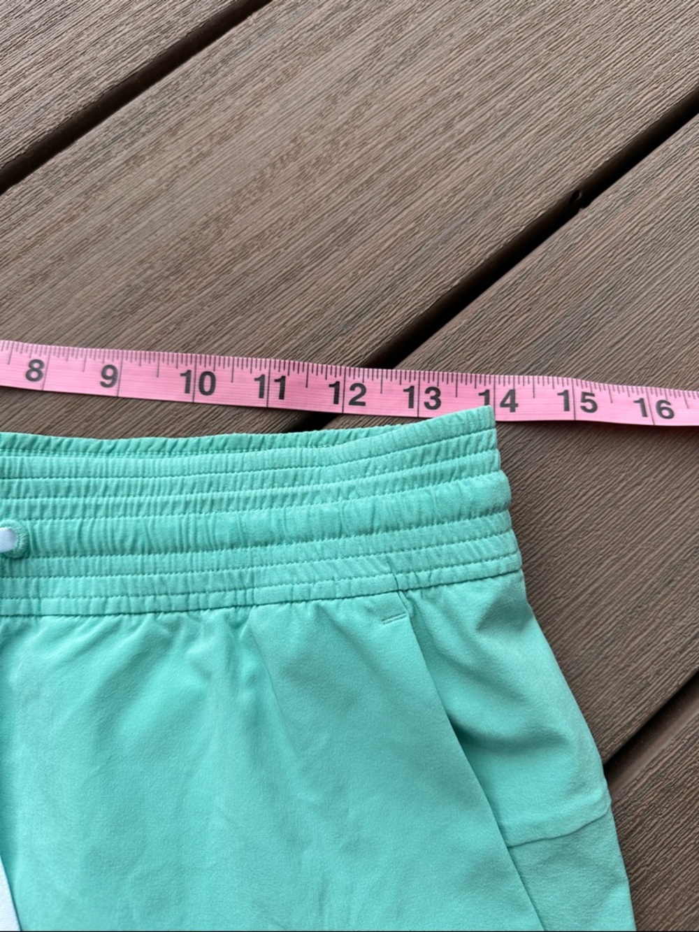 lululemon athletica Mint Green Athletic Drawstring Shorts - Picture 5 of 7